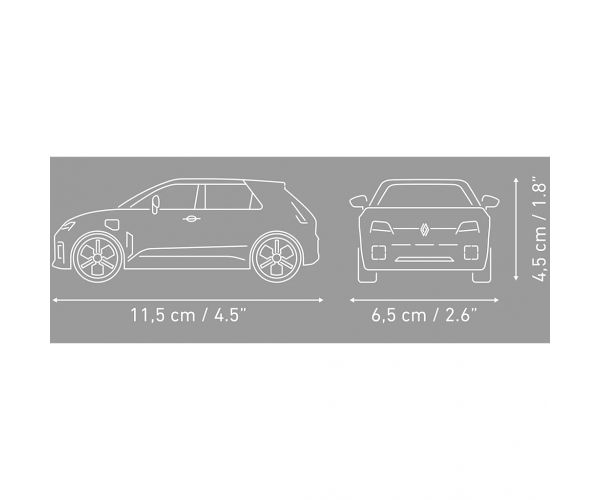 COBI: Set de construcție Renault 5 E-Tech, mașină albă (24675)