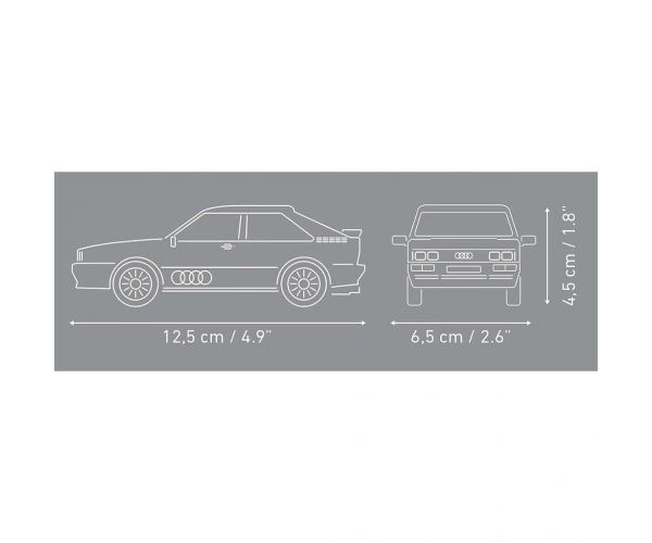 COBI: Set de construcție auto Audi Quattro 1980 (24664)