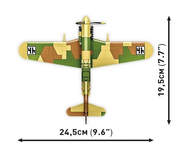 COBI: Fiat G.55 Centauro repülő építőjáték (5867)
