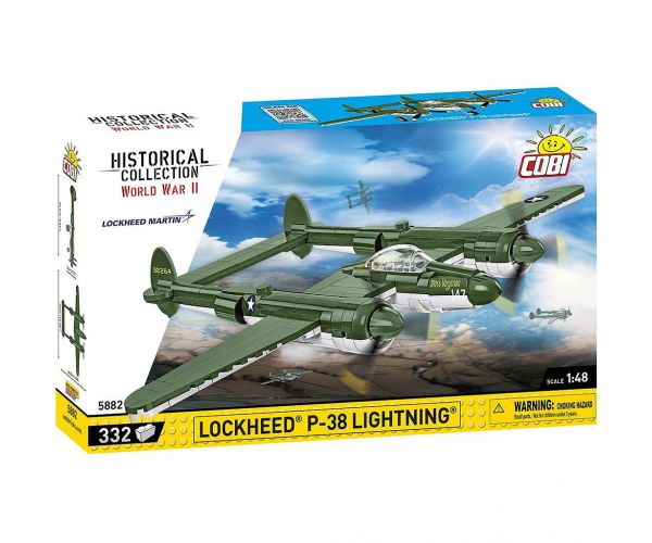 COBI: Set de construcție avion Lockheed P-38 Lightning (5882)