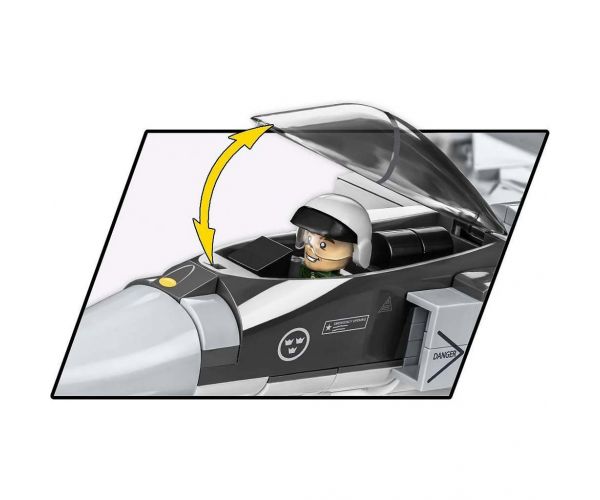 COBI: SAAB JAS 39 Gripen E repülőgép építőjáték (5820)