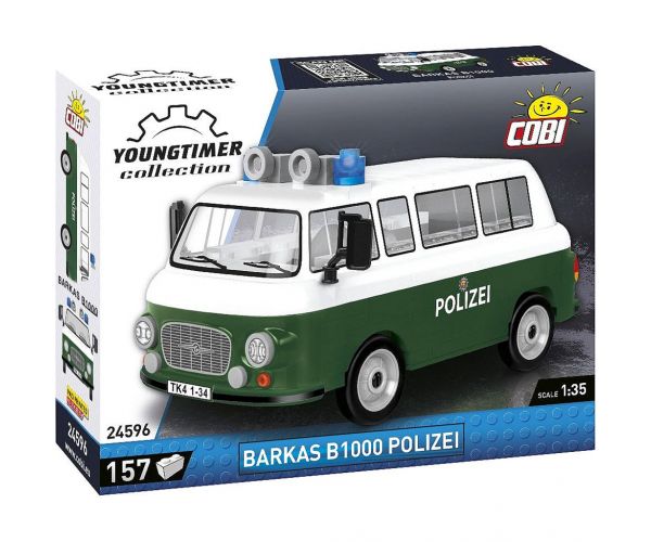 COBI: Set de construcție microbuz de poliție Barkas B1000 (24596)