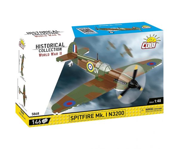 COBI: Set de construit avion Spitfire Mk I N3200, Imperial War Museum Duxford (5868)