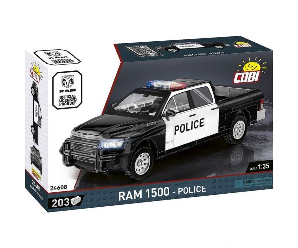 COBI: Set de construit mașină de poliție Dodge RAM 1500 (24608)
