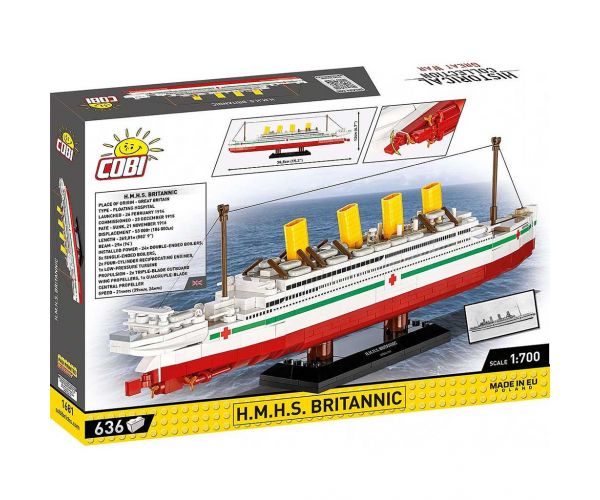 COBI: Set de construit navă H.M.H.S. Britannic (1681)