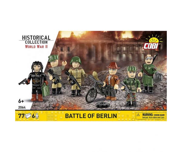 COBI: Set de figurine Bătălia de la Berlin (Al Doilea Război Mondial) (2064)