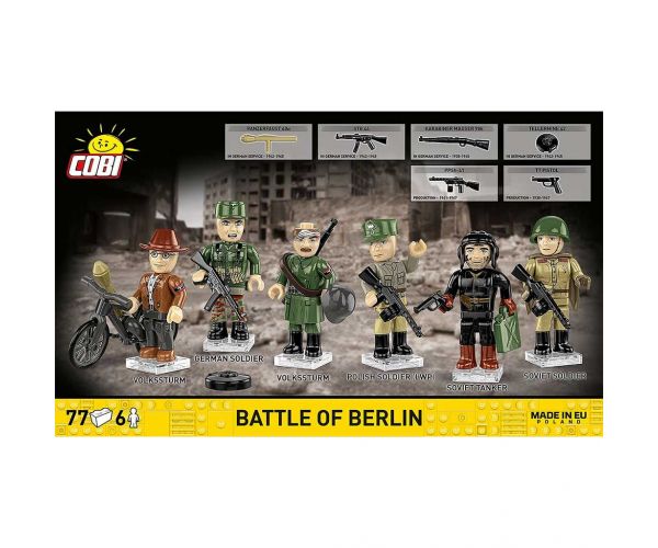 COBI: Set de figurine Bătălia de la Berlin (Al Doilea Război Mondial) (2064)