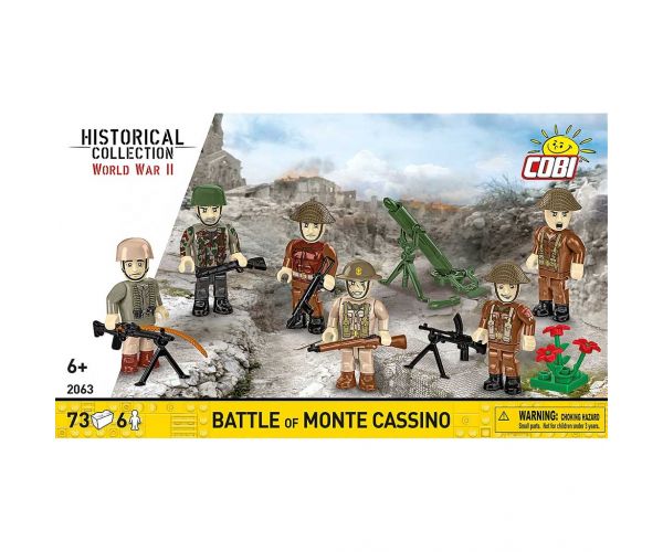 COBI: Set de figurine Bătălia de la Monte Cassino (WWII) (2063)
