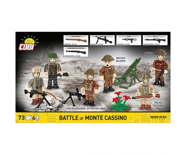 COBI: Set de figurine Bătălia de la Monte Cassino (WWII) (2063)