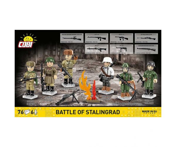COBI: Set de figurine Bătălia de la Stalingrad (Al Doilea Război Mondial) (2061)