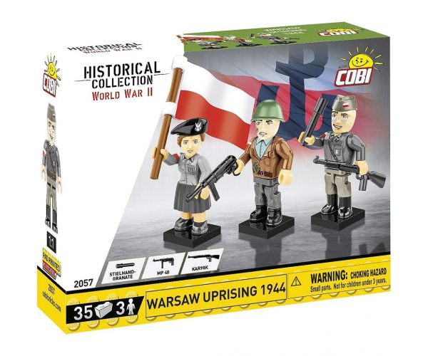 COBI: Set figurine Revolta de la Varșovia din al Doilea Război Mondial (2057)