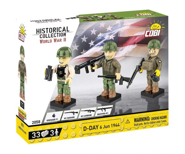 COBI: Set figurine Ziua Z din Al Doilea Război Mondial, 6 iunie 1944 (2058)