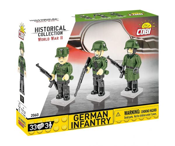 COBI: Set figurine de infanterie germană din Al Doilea Război Mondial (2060)
