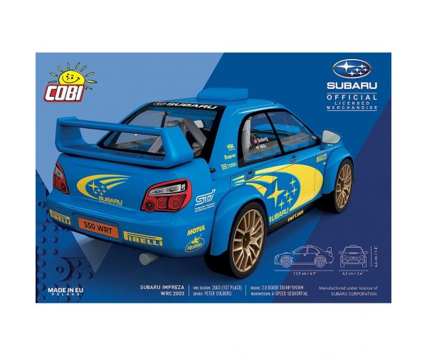 COBI: Subaru Impreza WRC 2003 — set de construcție auto (24650)