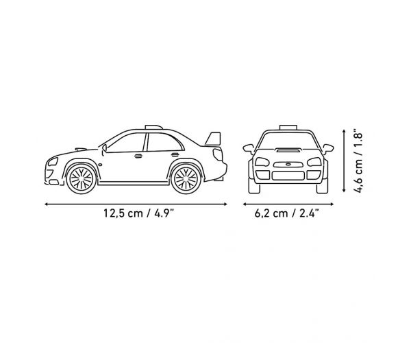 COBI: Subaru Impreza WRC 2003 — set de construcție auto (24650)