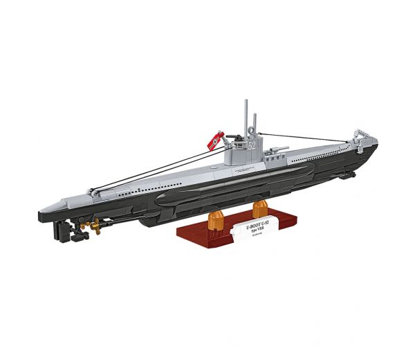 COBI: Submarinul U-52 din al II‑lea Război Mondial (Tip VIIB) — set de construit navă (4852)