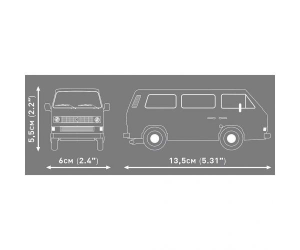 COBI: set de construcție Volkswagen T3 (24634)