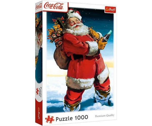 Coca-Cola - Mikulás ajándékokkal 1000db-os puzzle - Trefl