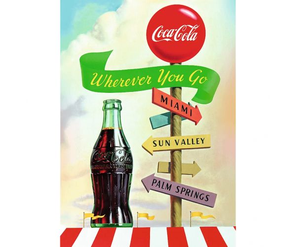 Coca-Cola oriunde ai merge, puzzle premium plus de calitate, 1000 piese – Trefl