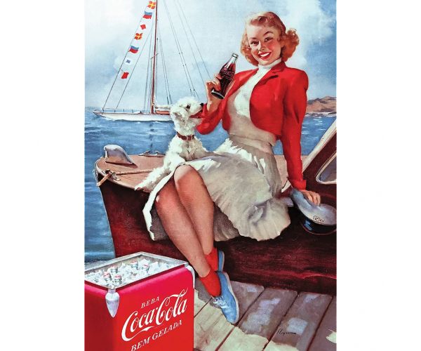 Coca-Cola pauză la malul mării puzzle premium de 1000 de piese - Trefl