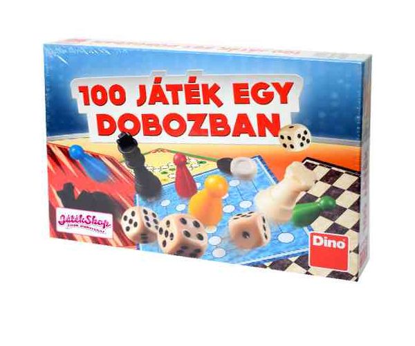 Colecție de 100 de jocuri de societate într-o cutie