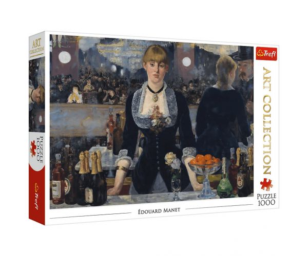 Colecție de artă: Édouard Manet - Barul de la Folies Bergère puzzle de 1000 de piese - Trefl