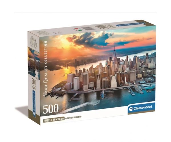 Colecție de înaltă calitate - Puzzle de 500 de piese New York - Clementoni
