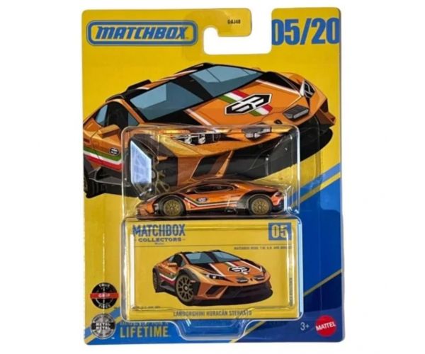 Colecționari Matchbox: Lamborghini Huracan Sterrato mașinuță cu ambalaj 1/64 - Mattel