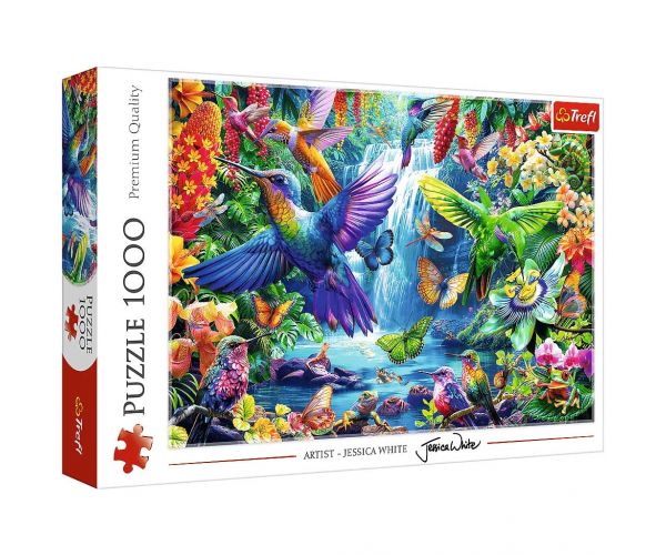 Colibri în junglă puzzle de 1000 de piese - Trefl