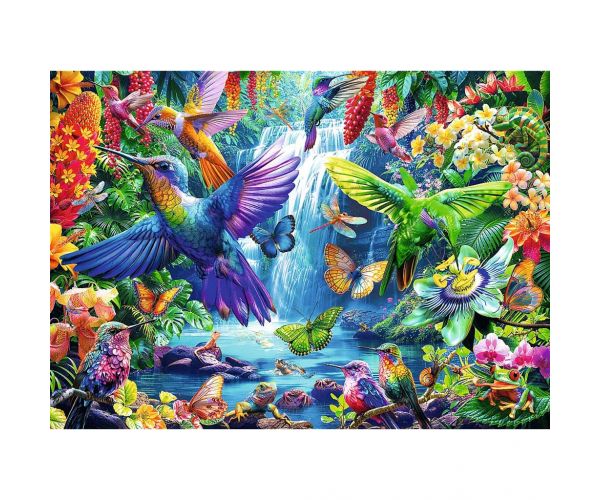 Colibri în junglă puzzle de 1000 de piese - Trefl