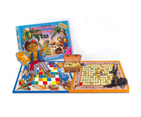 Concurs de pirați și Labirint - joc de societate pentru dezvoltarea abilităților - D-Toys