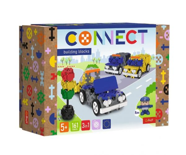 Connect: Set de construcție vehicule de salvare 161 piese - Trefl