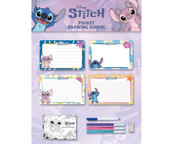 Școala de desen Disney Stitch de dimensiune mică - Lisciani