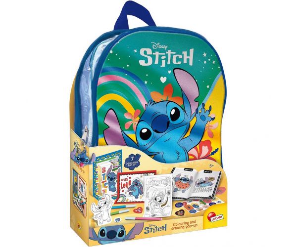 Școala de desen Disney Stitch în rucsac - Lisciani