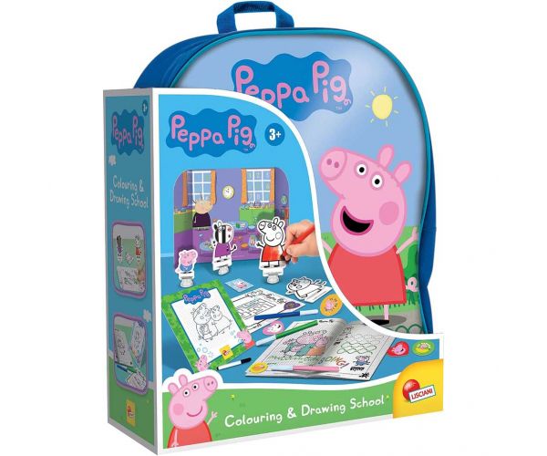 Școala de desen Peppa Purceluș în rucsac - Lisciani