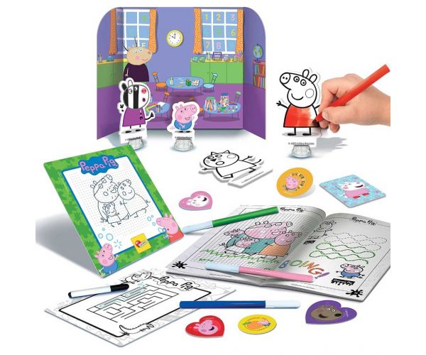 Școala de desen Peppa Purceluș în rucsac - Lisciani