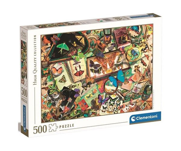 Colecție de fluturi HQC 500 bucăți puzzle - Clementoni