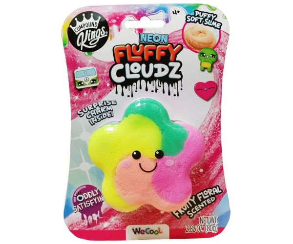 Compound Kings: Neon Fluffy Cloudz parfumat Lovebug Slime