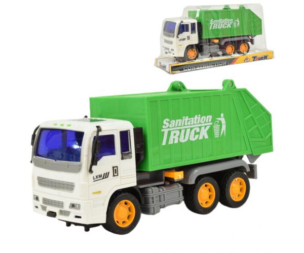 Construction Truck: Camion de gunoi dimensiune 19cm