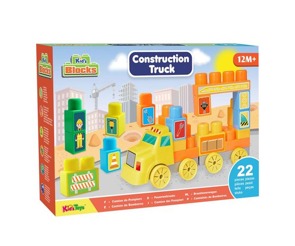 Construction Truck set jucărie de construcție 22 bucăți