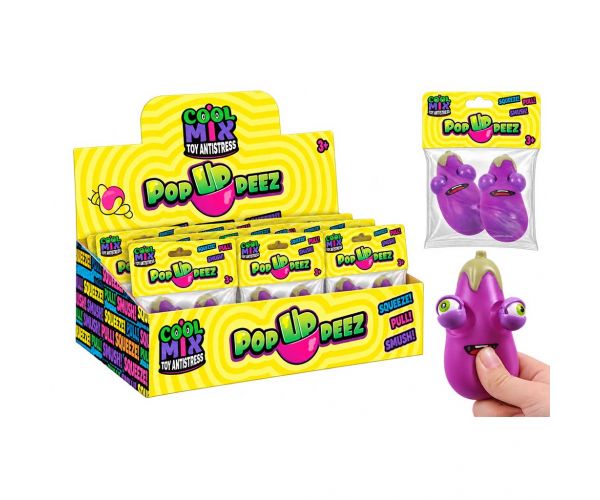 Cool Mix PopUppeez vânătă cu ochi bulbucați jucărie antistres