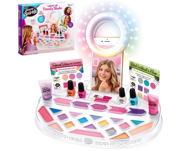 Cra-Z-Art: Shimmer and Sparkle - Set de frumusețe cu machiaj și ojă