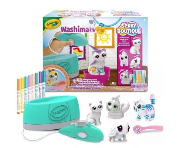 Crayola: Washimals Kisállat szalon festékszóróval
