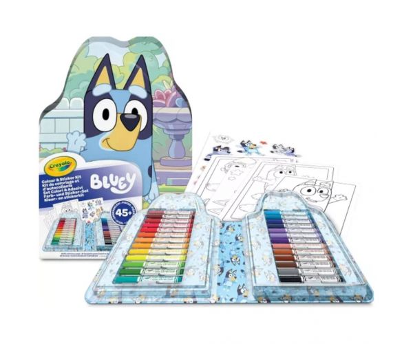 Crayola: Set creativ Bluey cu autocolante