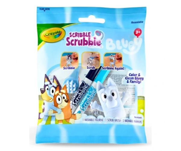 Crayola: Washimals Bluey - set de 1 figurină