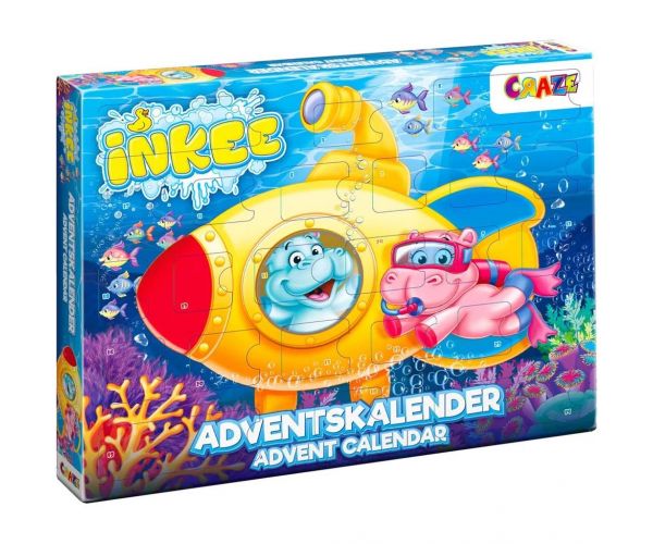 Craze Inkee: Calendar advent cu jucării de baie