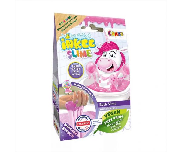 Craze Inkee: Galupy Sirenă slime de baie vegan cu aromă de vată de zahăr