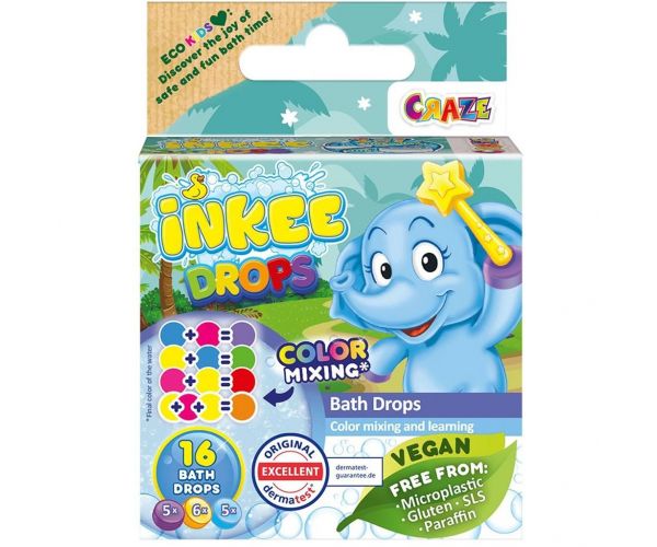 Craze Inkee: Vegán fürdő tabletta 16db-os