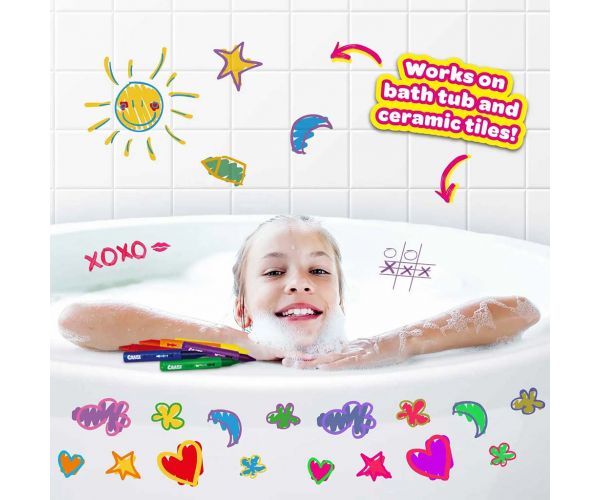 Craze Inkee: Set de 6 creioane cerate pentru baie