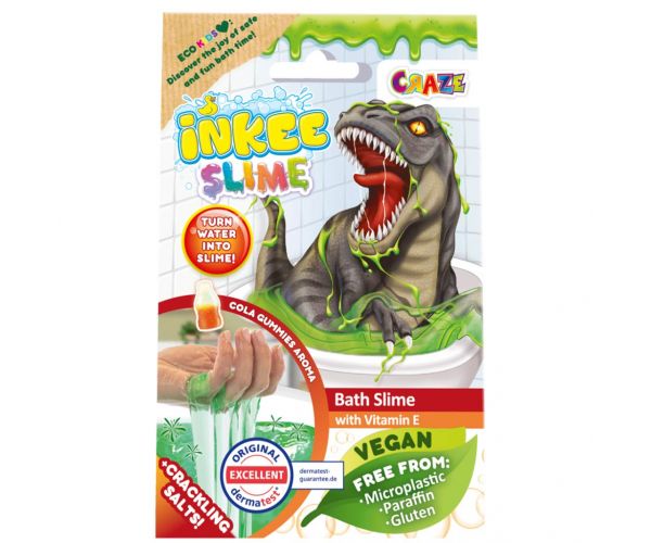 Craze Inkee: Slime de baie vegan cu dinozauri, cu aromă de Coca-Cola